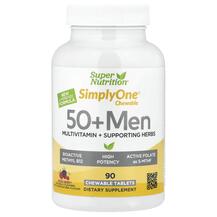 SimplyOne Chewable 50+ Men Multivitamin + Supporting