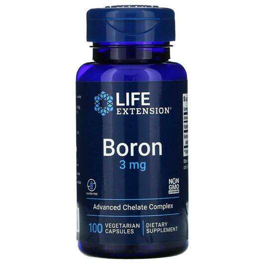 Boron 3 mg, Бор 3 мг, 100 капсул