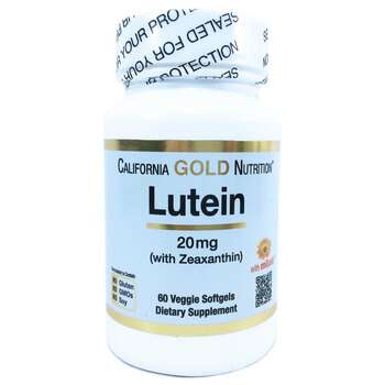 Купить Лютеин с зеаксантином 20 мг 60 жидких капсул
