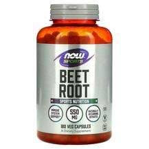 Now, Sports Beet Root 550 mg, 180 Veg Capsules