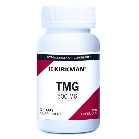 TMG 500 mg, TMГ триметилгліцин 500 мг, 120 капсул