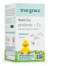 True Grace, Витамин D3, True Littles Probiotic + D3, 30 Indivi...