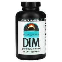 Source Naturals, DIM Diindolylmethane 100 mg, 100 Tablets