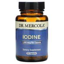 Dr Mercola, Йод, Iodine 1500 mcg, 90 капсул