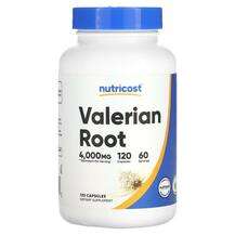 Nutricost, Valerian Root 2000 mg, Валеріана, 120 капсул