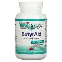 Nutricology, ButyrAid, Масляна кислота, 100 таблеток
