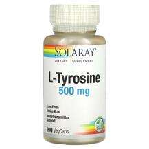 Solaray, L-Tyrosine 500 mg, 100 VegCaps
