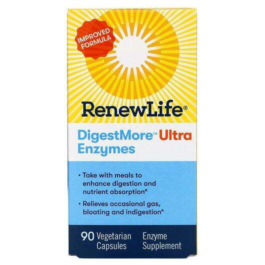 DigestMore Ultra Enzymes 90 Vegetarian, Травні Ферменти, 90 капсул