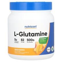 L-Glutamine Peach Mango L-Глутамин Nutricost 500 г