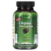 Irwin Naturals, L-Arginine + Horny Goat Weed, L-Аргінін, 75 ка...