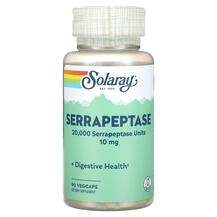 Solaray, Serrapeptase 10 mg, Серрапептаза, 90 капсул