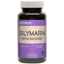 MRM Nutrition, Силимарин, Silymarin with BioSorb, 60 капсул