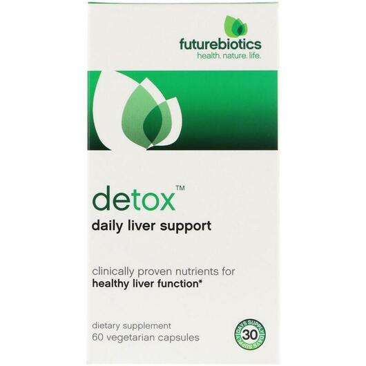 Основне фото товара Future Biotics, Detox Daily Liver Support, Підтримка Печінки, ...