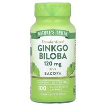 Ginkgo Biloba Plus Bacopa 120 mg Гинкго Билоба