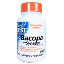 Doctor's Best, Bacopa 320 mg Synapsa, Бакопа з Синапса 32...