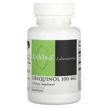 DaVinci Laboratories, Убихинол, Ubiquinol 100 mg, 30 капсул