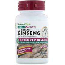 Herbal Actives Korean Ginseng Extended Release 1000 mg, Женьше...