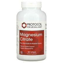 Protocol for Life Balance, Magnesium Citrate, Цитрат Магнію, 1...