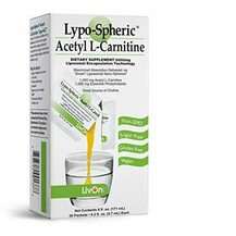LivOn Labs, Lypo-Spheric Acetyl L-Carnitine, L-Карнітин, 30 па...