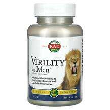 KAL, Virility for Men, Мультивітаміни для чоловіків, 60 таблеток