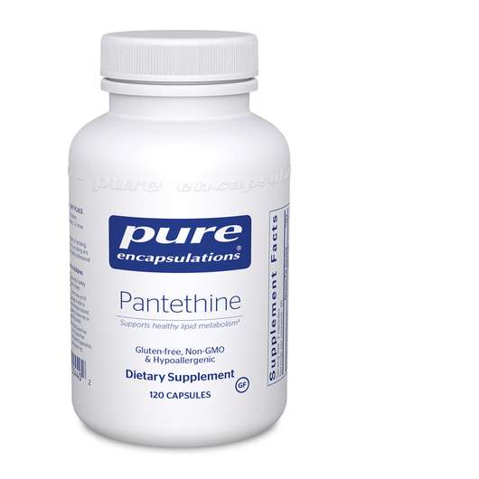 Основне фото товара Pure Encapsulations, Pantethine, Вітамін B5 Пантотенова кислот...