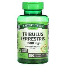 Nature's Truth, Tribulus Terrestris 500 mg, Трибулус, 100 капсул