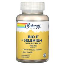 Лецитин Bio E + Selenium with Lecithin Solaray