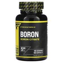 Primaforce, Boron 5 mg, Бор, 180 капсул