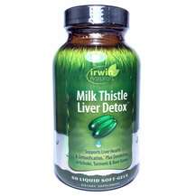 Irwin Naturals, Расторопша, Milk Thistle Liver Detox, 60 капсул