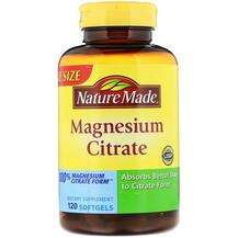 Nature Made, Цитрат Магния, Magnesium Citrate, 120 капсул