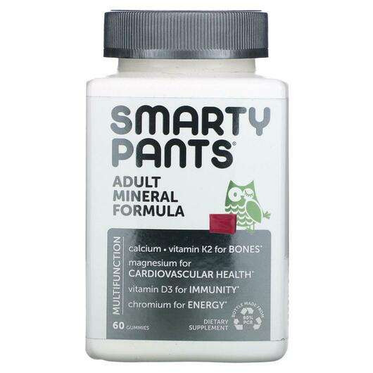 Основное фото товара SmartyPants, Мультивитамины, Adult Mineral Complete, 60 Chews