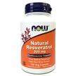 Фото товара Now, Ресвератрол 200 мг, Natural Resveratrol 200 mg, 120 капсул