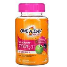 One-A-Day, For Her VitaCraves Teen Multi, 60 Gummies