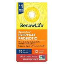 Renew Life, Пробиотики, Ultimate Flora Everyday Probiotic 15 B...