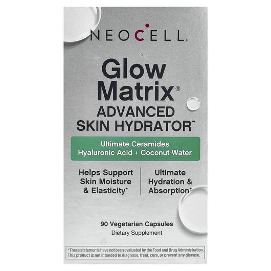 Основне фото товара Glow Matrix Advanced Skin Hydrator, Шкіра нігті волосся, 90 капсу