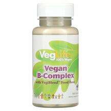VegLife, Vegan B-Complex, B-комплекс, 100 таблеток