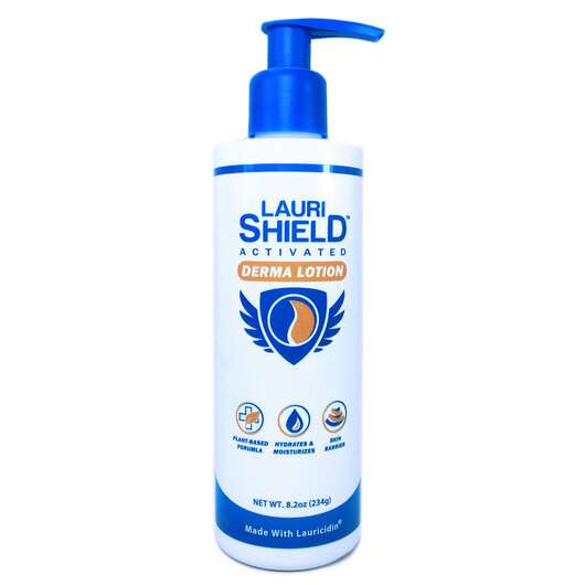 Основное фото товара Lauricare, Лосьон для тела, Body Lotion With Monolaurin, 234 г