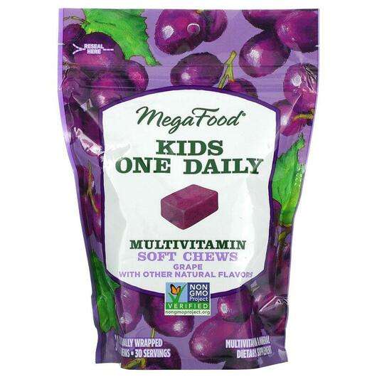 Основне фото товара Mega Food, Kids One Daily, Мультивітаміни для дітей, 30 цукерок