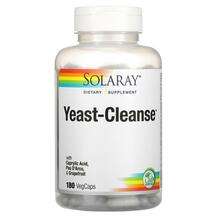Solaray, Поддержка кандиды, Yeast-Cleanse, 180 капсул
