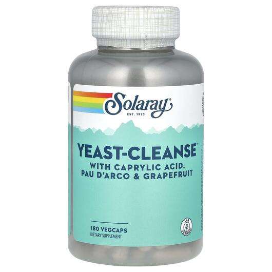 Основне фото товара Solaray, Yeast-Cleanse, Підтримка кандиди, 180 капсул