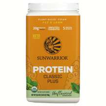 Sunwarrior, Classic Plus Protein Plant Based Unflavored, Орган...
