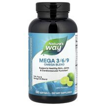 Омега 3-6-9 Лайм Mega 3/6/9 Omega Blend Nature's Way