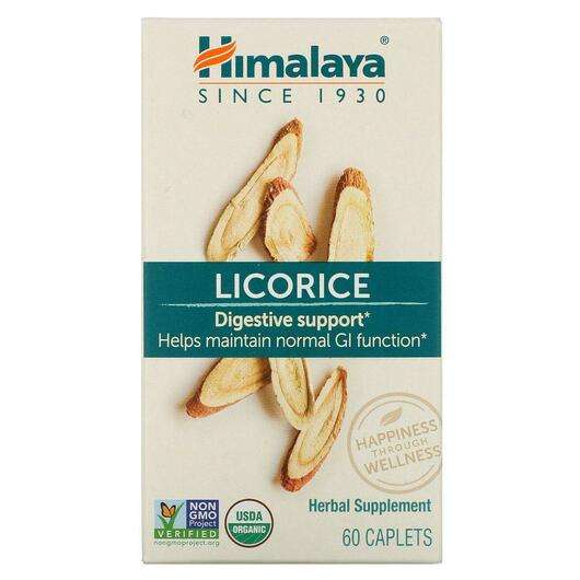 Licorice Organic Digestive Support, Лакриця, 60 Caplets