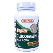 Deva, Glucosamine MSM, Веганський Глюкозамин МСМ, 90 таблеток