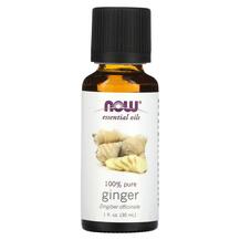 Ефірна олія Pure Essential Oil Ginger NOW Foods