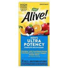 Alive! Men's Ultra Potency Complete Multivitamin, Мультивітамі...