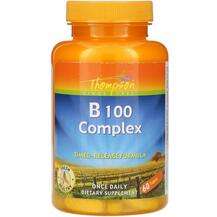 Thompson, B 100 Complex 60, Комплекс вітаміну B, 60 таблеток