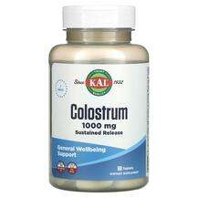 KAL, Colostrum 1000 mg, Молозиво, 60 таблеток