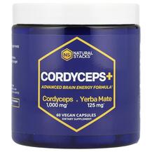 Cordyceps+ Грибы Кордицепс Natural Stacks 60 капсул