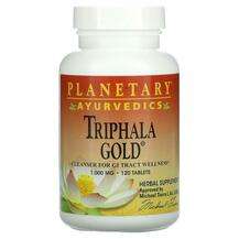 Planetary Herbals, Ayurvedics Triphala Gold 1000 mg, 120 Tablets